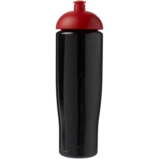 H2O Active® Tempo 700 ml Sportflasche mit Stülpdeckel - schwarz - Vorderseite