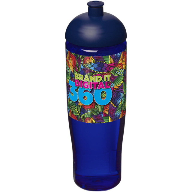 H2O Active® Tempo 700 ml Sportflasche mit Stülpdeckel - blau - Logo 1