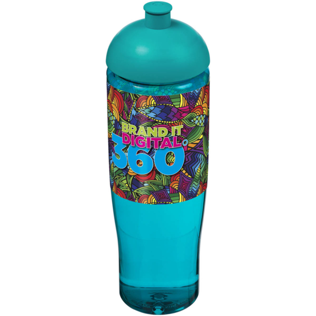 H2O Active® Tempo 700 ml Sportflasche mit Stülpdeckel - aquablau - Logo 1