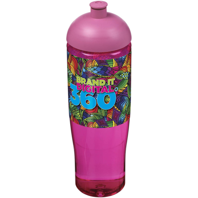 H2O Active® Tempo 700 ml Sportflasche mit Stülpdeckel - magenta - Logo 1