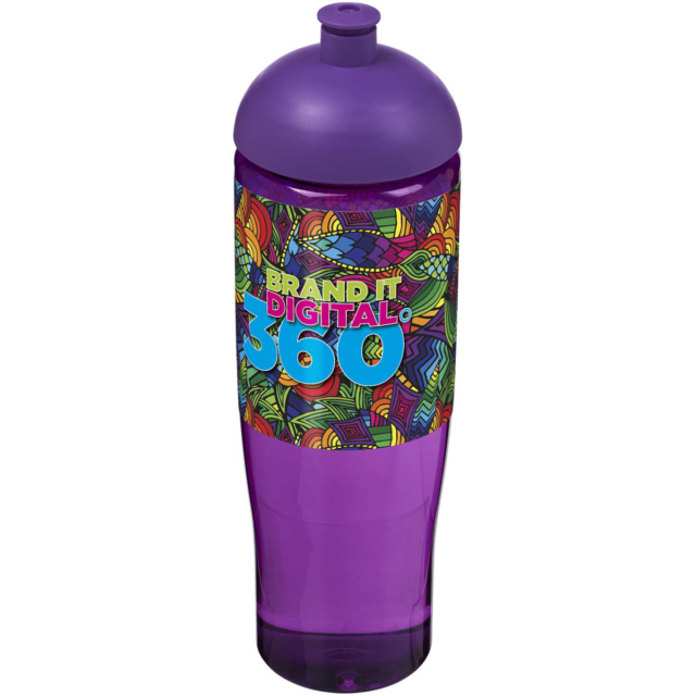 H2O Active® Tempo 700 ml Sportflasche mit Stülpdeckel - lila - Logo 1