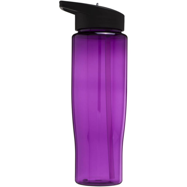 H2O Active® Tempo 700 ml Sportflasche mit Ausgussdeckel - lila - Rückseite