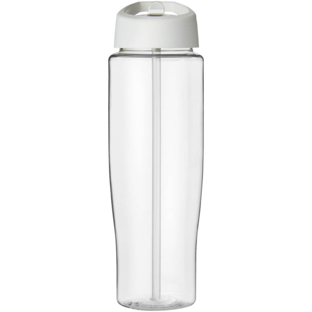 H2O Active® Tempo 700 ml Sportflasche mit Ausgussdeckel - transparent - Vorderseite