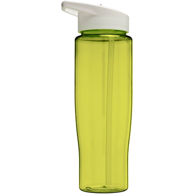 H2O Active® Tempo 700 ml Sportflasche mit Ausgussdeckel - limone - Rückseite