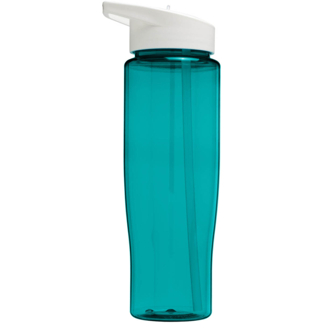 H2O Active® Tempo 700 ml Sportflasche mit Ausgussdeckel - aquablau - Rückseite