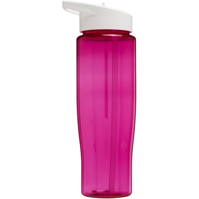 H2O Active® Tempo 700 ml Sportflasche mit Ausgussdeckel - rosa - Rückseite