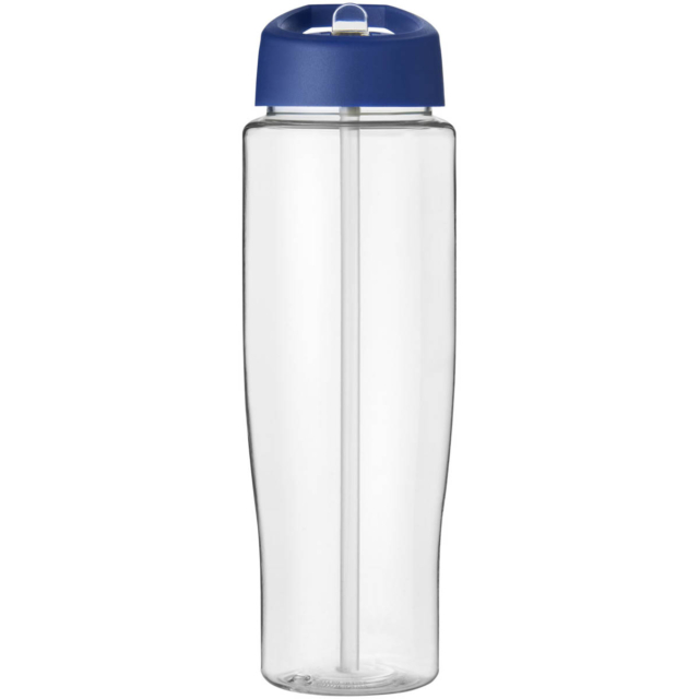 H2O Active® Tempo 700 ml Sportflasche mit Ausgussdeckel - transparent - Vorderseite