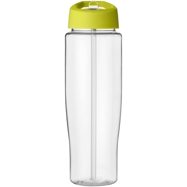 H2O Active® Tempo 700 ml Sportflasche mit Ausgussdeckel - transparent - Vorderseite