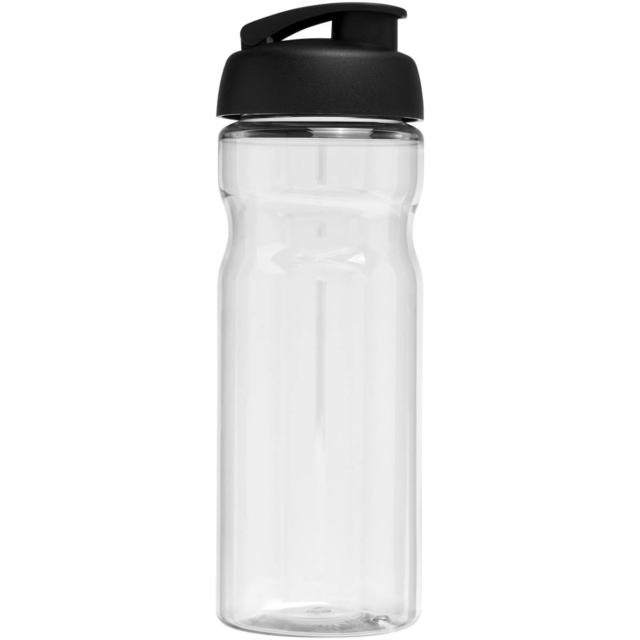 H2O Active® Base 650 ml Sportflasche mit Klappdeckel - transparent - Rückseite