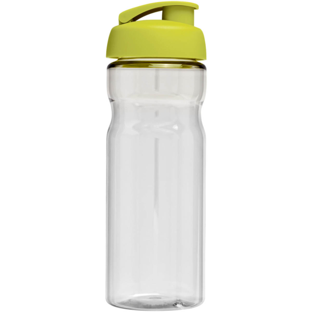 H2O Active® Base 650 ml Sportflasche mit Klappdeckel - transparent - Rückseite