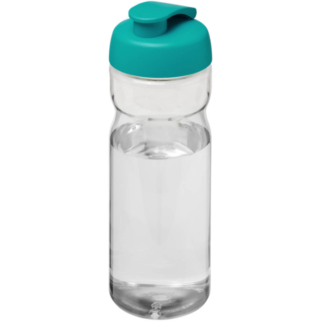 H2O Active® Base 650 ml Sportflasche mit Klappdeckel - transparent - Hauptfoto