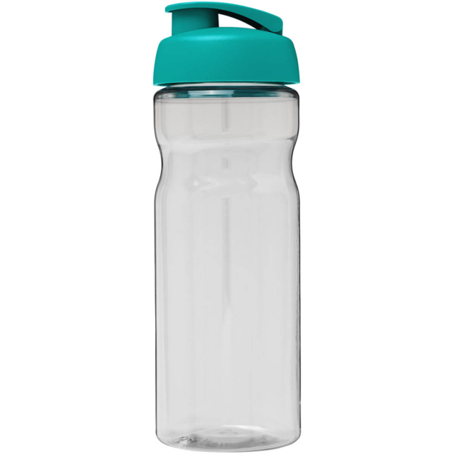 H2O Active® Base 650 ml Sportflasche mit Klappdeckel - transparent - Vorderseite