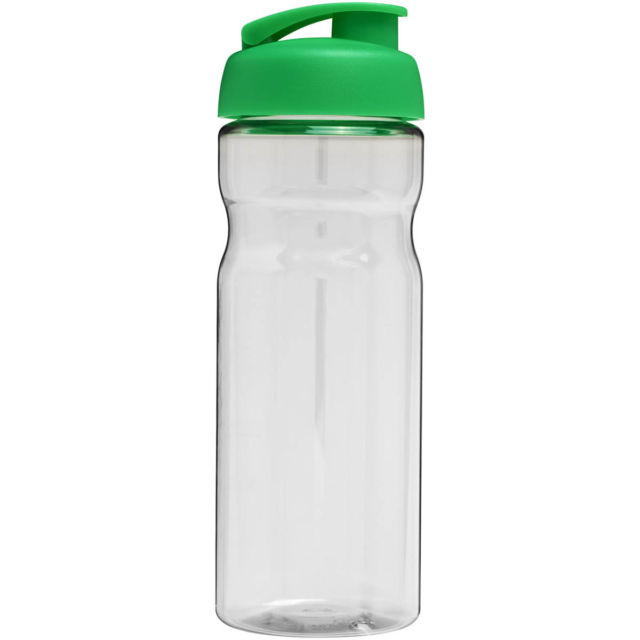 H2O Active® Base 650 ml Sportflasche mit Klappdeckel - transparent - Rückseite