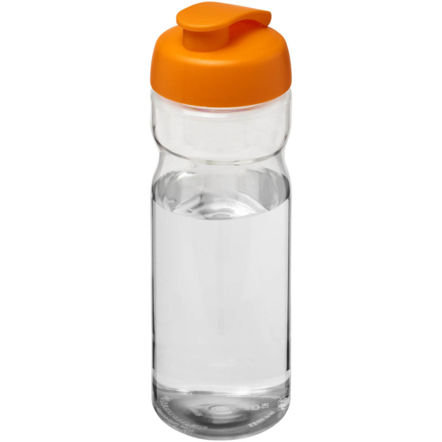 H2O Active® Base 650 ml Sportflasche mit Klappdeckel - transparent - Hauptfoto