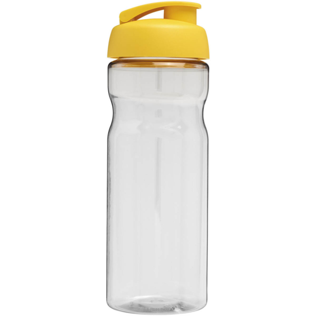 H2O Active® Base 650 ml Sportflasche mit Klappdeckel - transparent - Rückseite