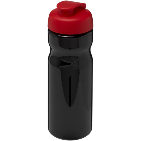 H2O Active® Base 650 ml Sportflasche mit Klappdeckel - schwarz - Hauptfoto