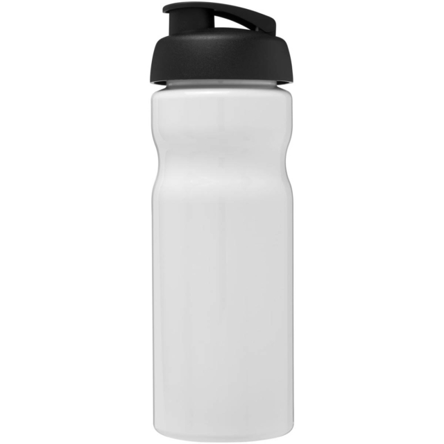 H2O Active® Base 650 ml Sportflasche mit Klappdeckel - weiss - Vorderseite