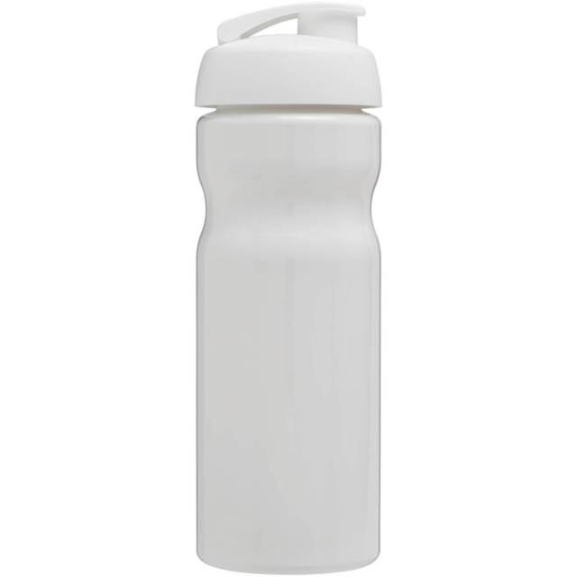 H2O Active® Base 650 ml Sportflasche mit Klappdeckel - weiss - Rückseite