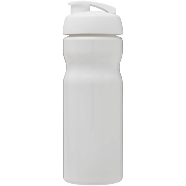 H2O Active® Base 650 ml Sportflasche mit Klappdeckel - weiss - Vorderseite