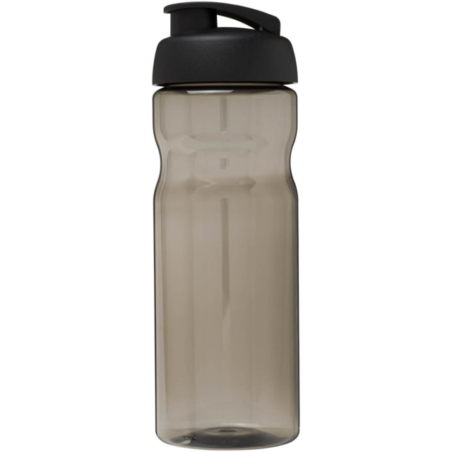 H2O Active® Base 650 ml Sportflasche mit Klappdeckel - kohle - Vorderseite