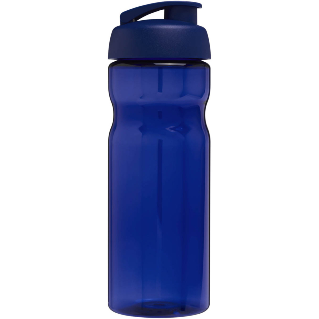 H2O Active® Base 650 ml Sportflasche mit Klappdeckel - blau - Rückseite