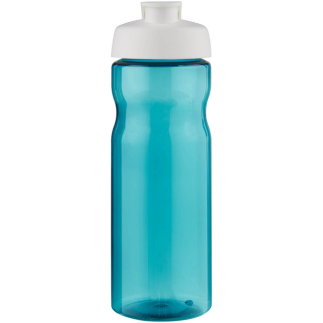 H2O Active® Base 650 ml Sportflasche mit Klappdeckel - aquablau - Vorderseite