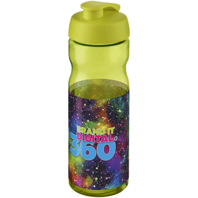 H2O Active® Base 650 ml Sportflasche mit Klappdeckel - limone - Logo 1