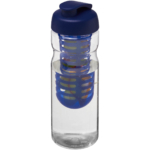 H2O Active® Base 650 ml Sportflasche mit Klappdeckel und Infusor - transparent - Hauptfoto