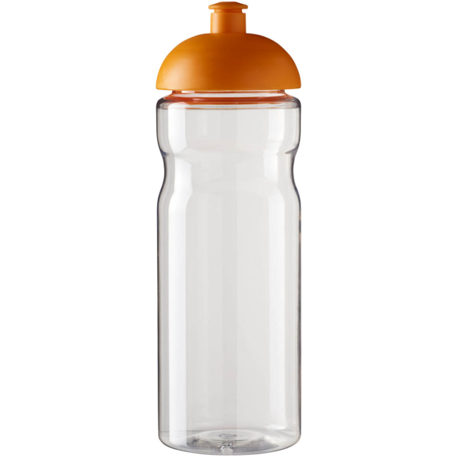 H2O Active® Base 650 ml Sportflasche mit Stülpdeckel - transparent - Vorderseite