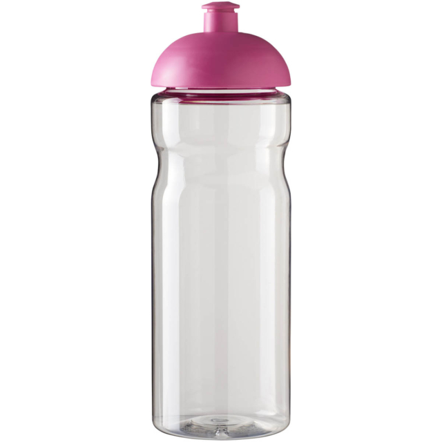 H2O Active® Base 650 ml Sportflasche mit Stülpdeckel - transparent - Vorderseite