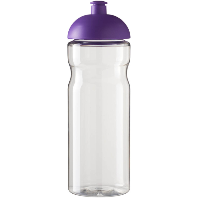 H2O Active® Base 650 ml Sportflasche mit Stülpdeckel - transparent - Vorderseite