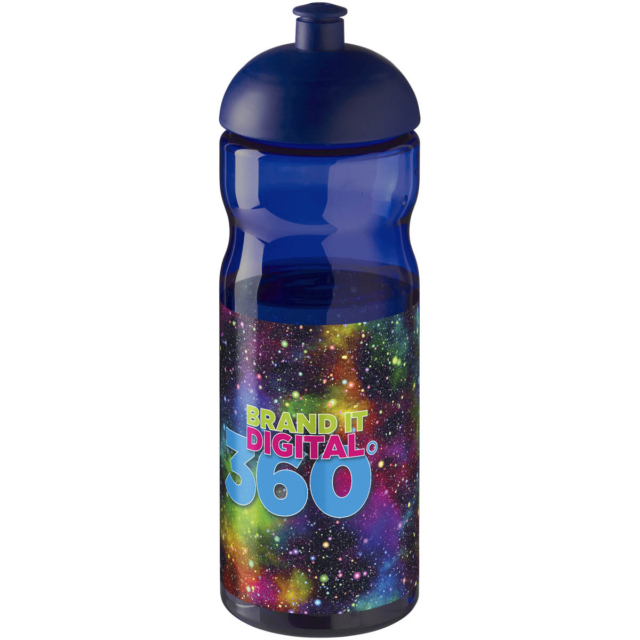 H2O Active® Base 650 ml Sportflasche mit Stülpdeckel - blau - Logo 1