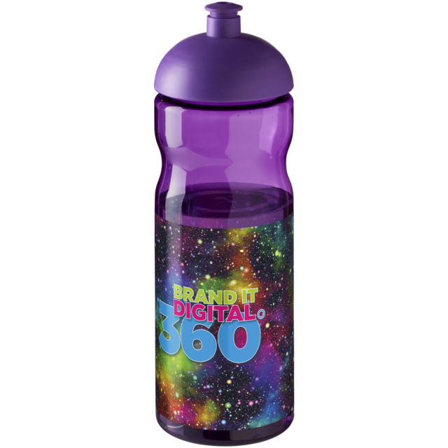 H2O Active® Base 650 ml Sportflasche mit Stülpdeckel - lila - Logo 1