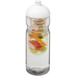 H2O Active® Base 650 ml Sportflasche mit Stülpdeckel und Infusor - transparent - Hauptfoto