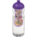 H2O Active® Base 650 ml Sportflasche mit Stülpdeckel und Infusor - transparent - Hauptfoto