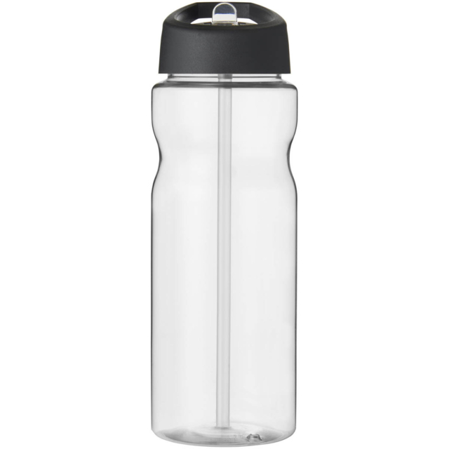 H2O Active® Base 650 ml Sportflasche mit Ausgussdeckel - transparent - Vorderseite