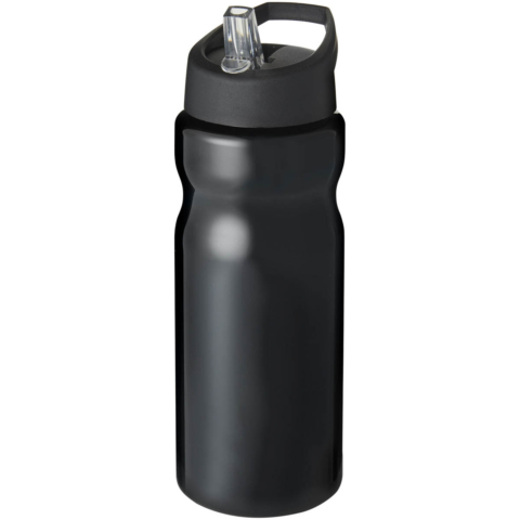 H2O Active® Base 650 ml Sportflasche mit Ausgussdeckel - schwarz - Hauptfoto