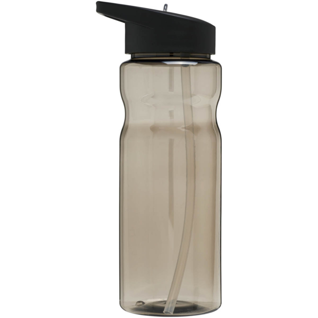 H2O Active® Base 650 ml Sportflasche mit Ausgussdeckel - charcoal - Rückseite