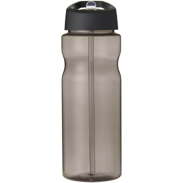 H2O Active® Base 650 ml Sportflasche mit Ausgussdeckel - charcoal - Vorderseite