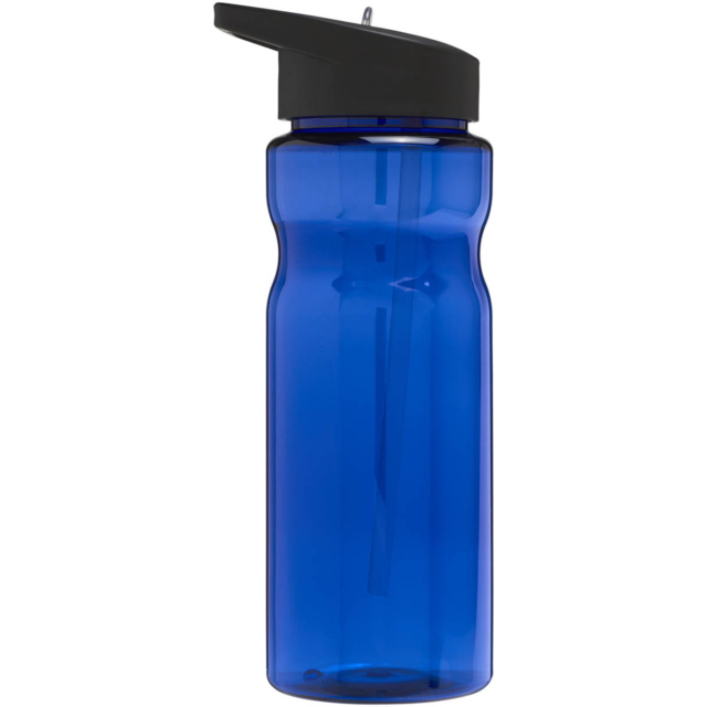 H2O Active® Base 650 ml Sportflasche mit Ausgussdeckel - blau - Rückseite