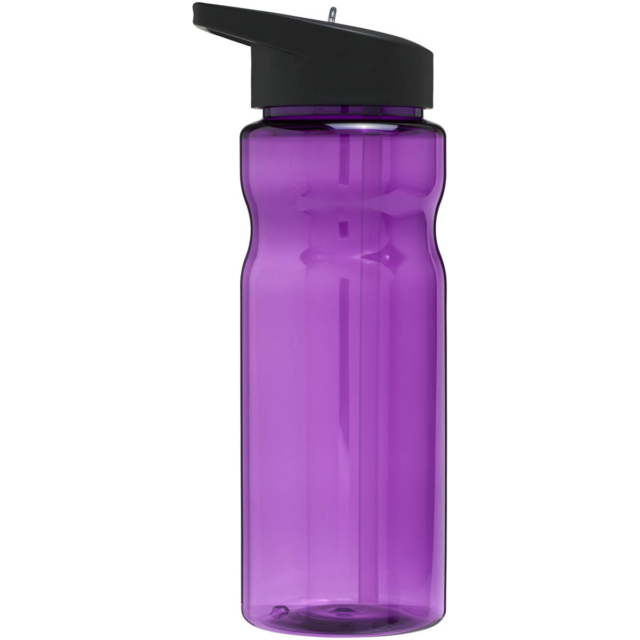 H2O Active® Base 650 ml Sportflasche mit Ausgussdeckel - lila - Rückseite