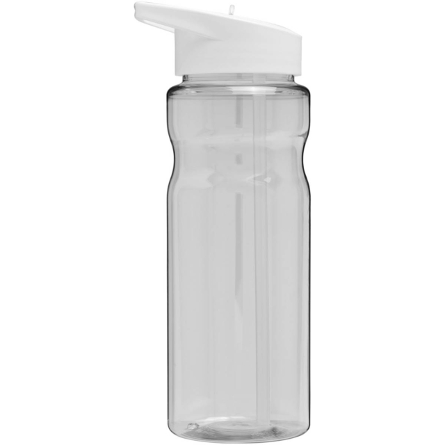 H2O Active® Base 650 ml Sportflasche mit Ausgussdeckel - transparent - Rückseite