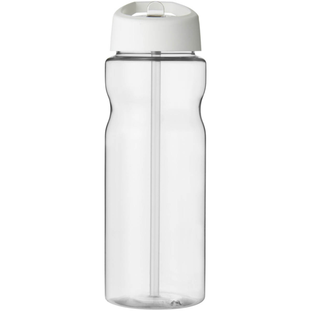 H2O Active® Base 650 ml Sportflasche mit Ausgussdeckel - transparent - Vorderseite