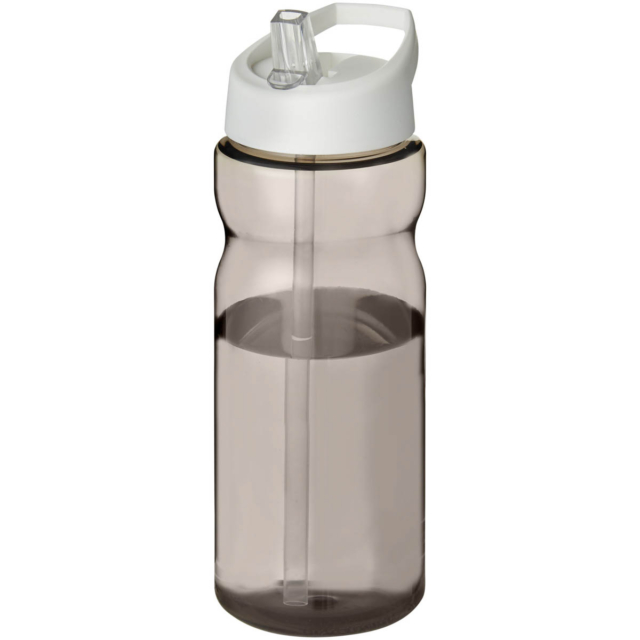 H2O Active® Base 650 ml Sportflasche mit Ausgussdeckel - kohle - Hauptfoto