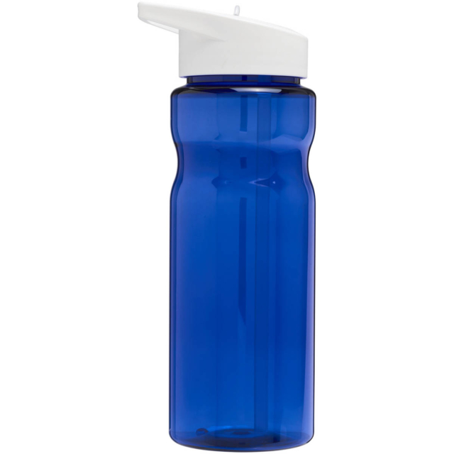 H2O Active® Base 650 ml Sportflasche mit Ausgussdeckel - blau - Rückseite