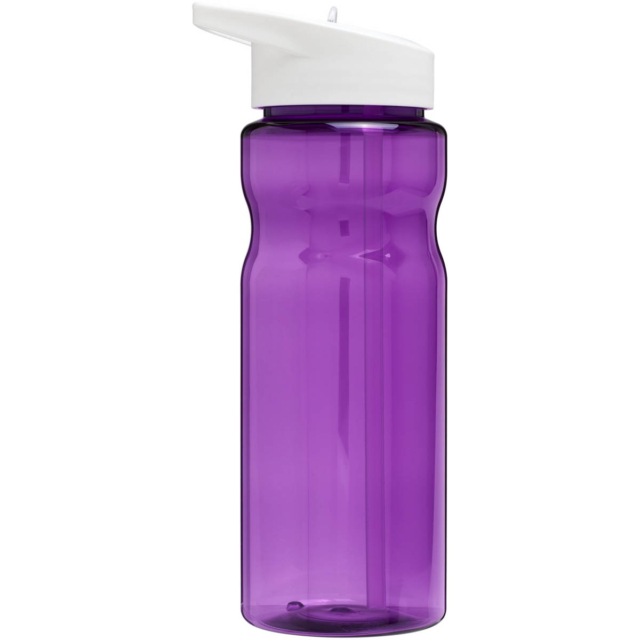 H2O Active® Base 650 ml Sportflasche mit Ausgussdeckel - lila - Rückseite