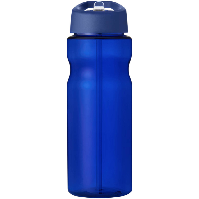 H2O Active® Base 650 ml Sportflasche mit Ausgussdeckel - blau - Vorderseite