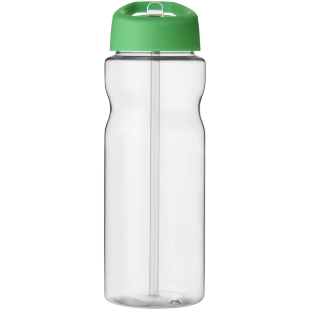 H2O Active® Base 650 ml Sportflasche mit Ausgussdeckel - transparent - Vorderseite