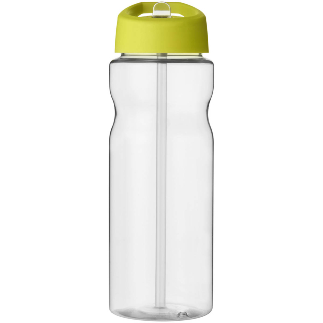 H2O Active® Base 650 ml Sportflasche mit Ausgussdeckel - transparent - Vorderseite