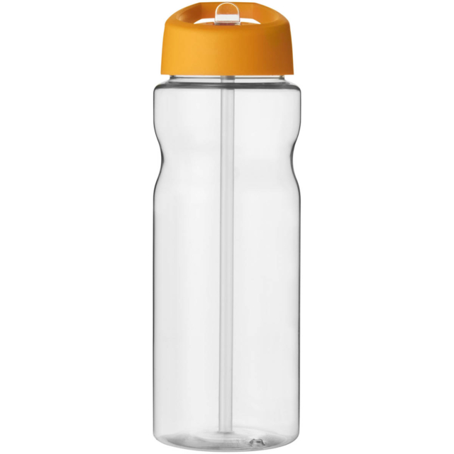 H2O Active® Base 650 ml Sportflasche mit Ausgussdeckel - transparent - Vorderseite